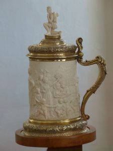 A Ceremonial Jug Made Of Ivory