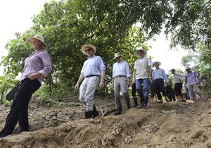 Delegates inspecting Quang Nam Province elephant protection area: Elephants in Vietnam