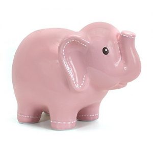 Child-To-Cherish Large Stitched Elephant Bank: Gifts for elephant lovers