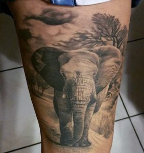 elephant tattoo