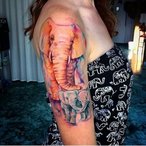 elephant tattoo