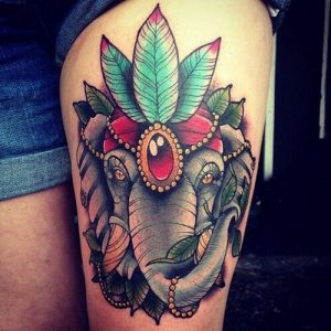 elephant tattoo